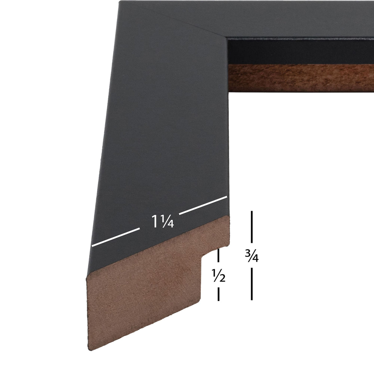 Affordable Medium Black Picture Frame