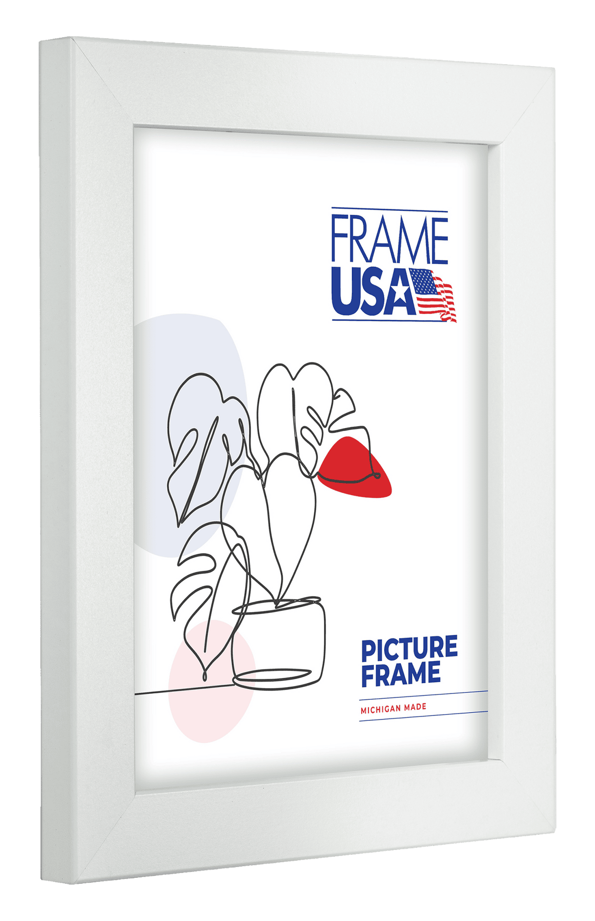 Affordable Medium White Picture Frame