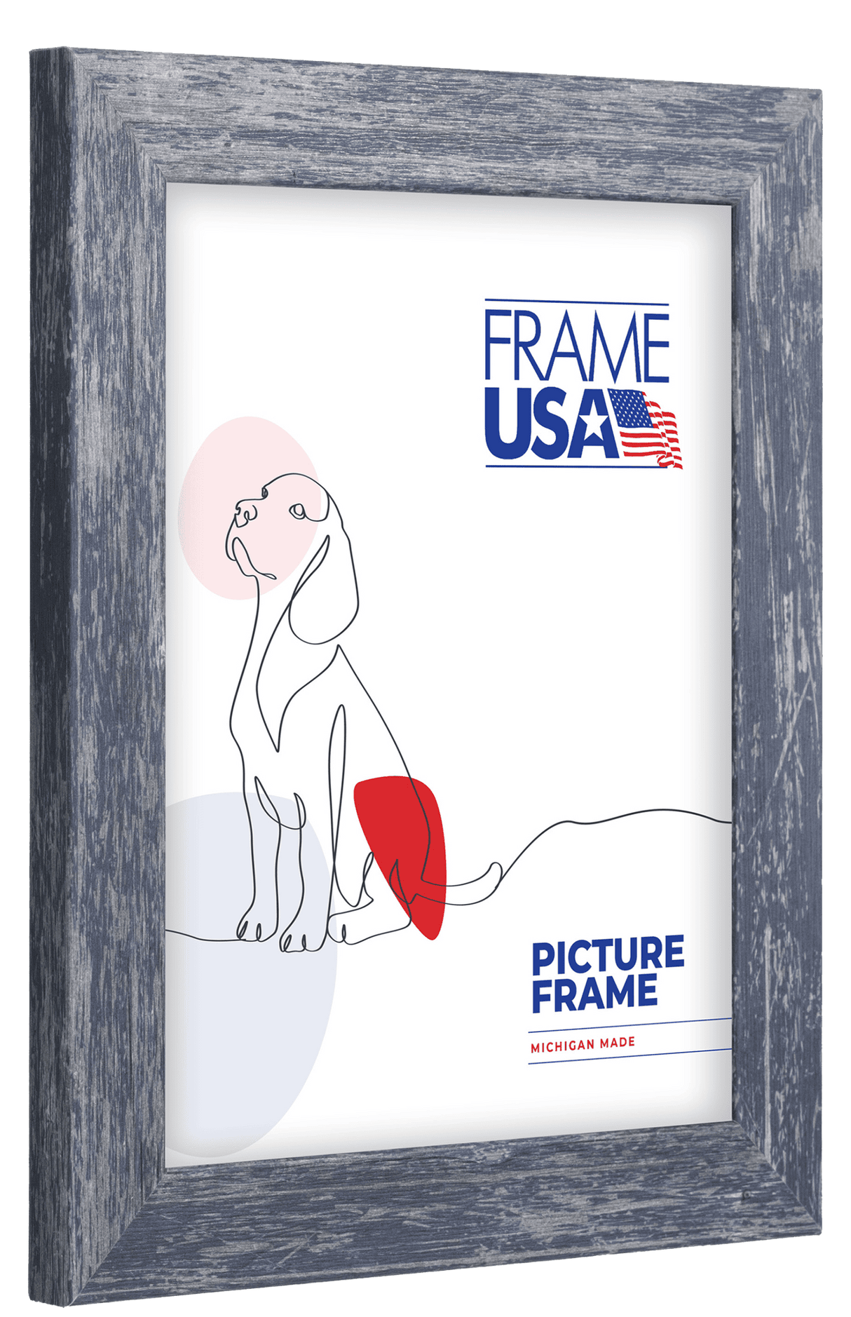 American Barn Blue Picture Frame