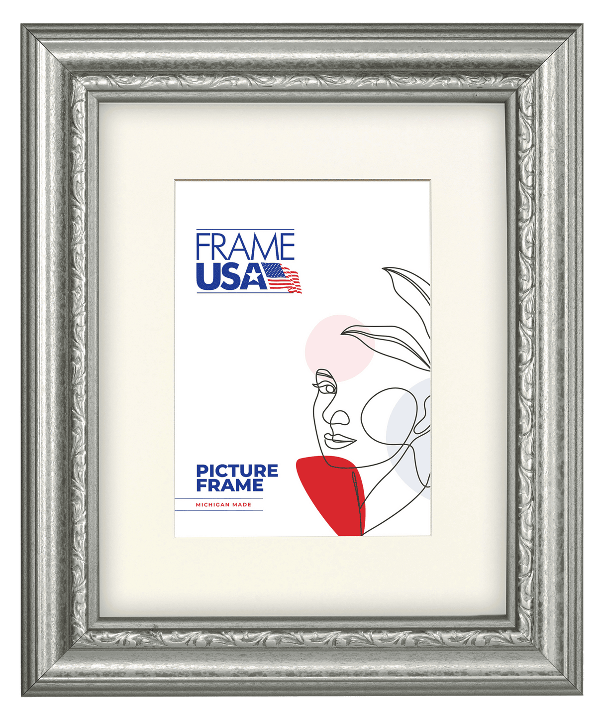American Value Large Silver #795 Picture Frame