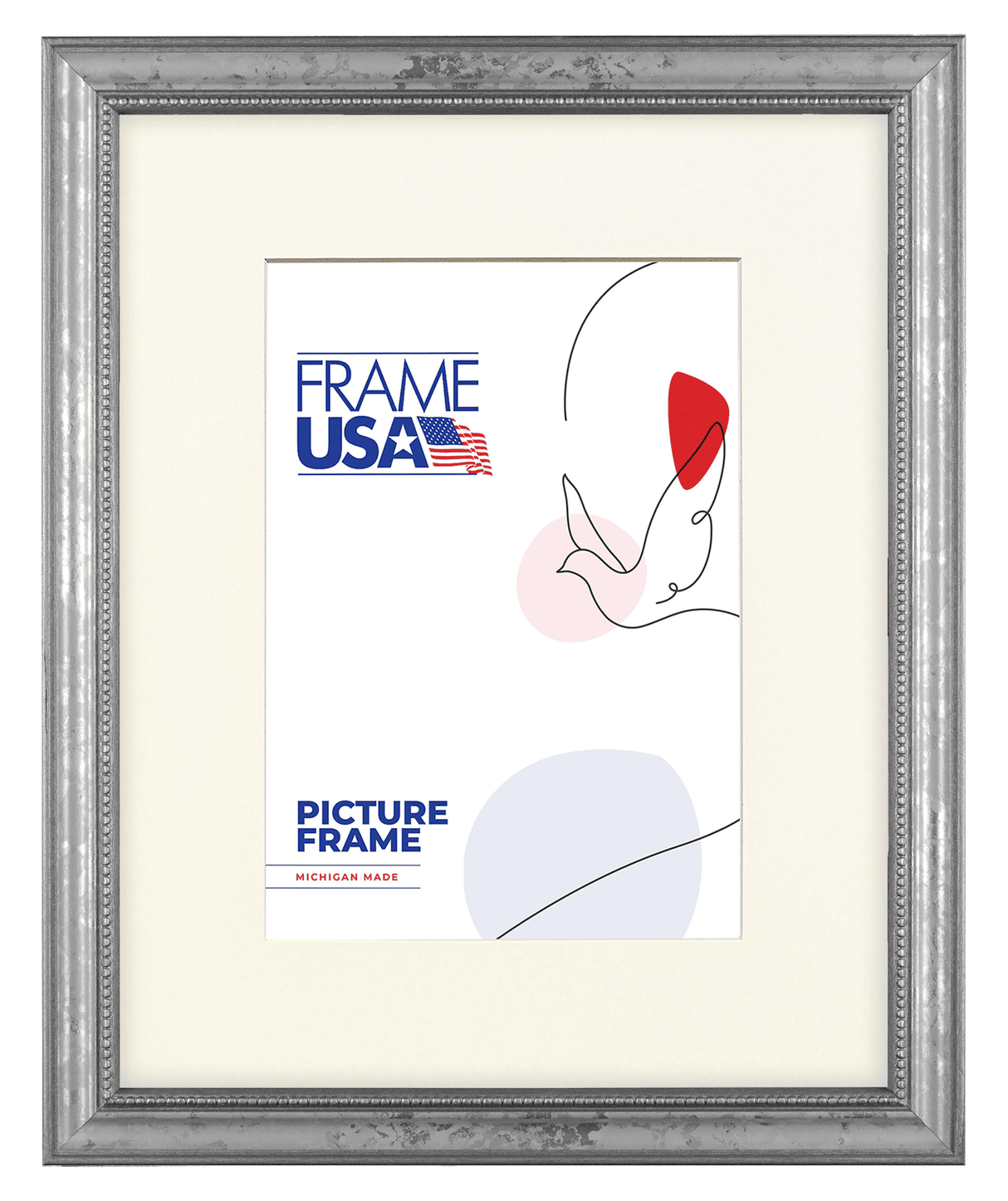 American Value Thin Silver #802 Picture Frame