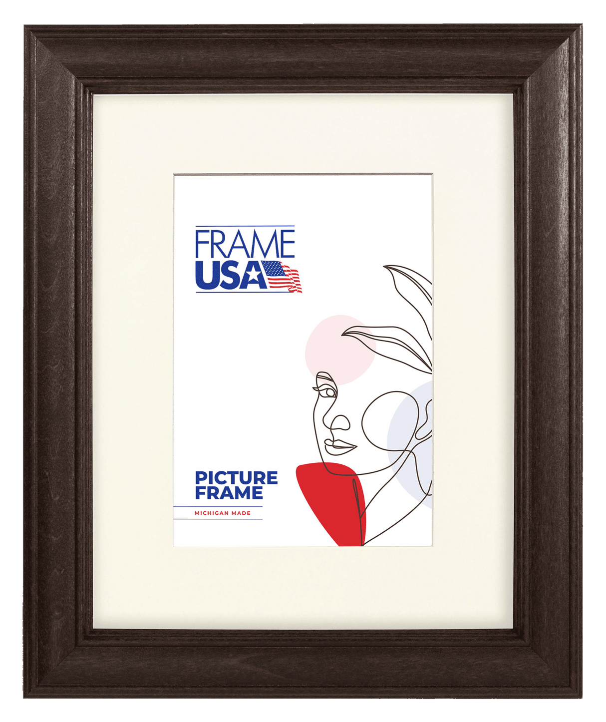 Americana Walnut Picture Frame