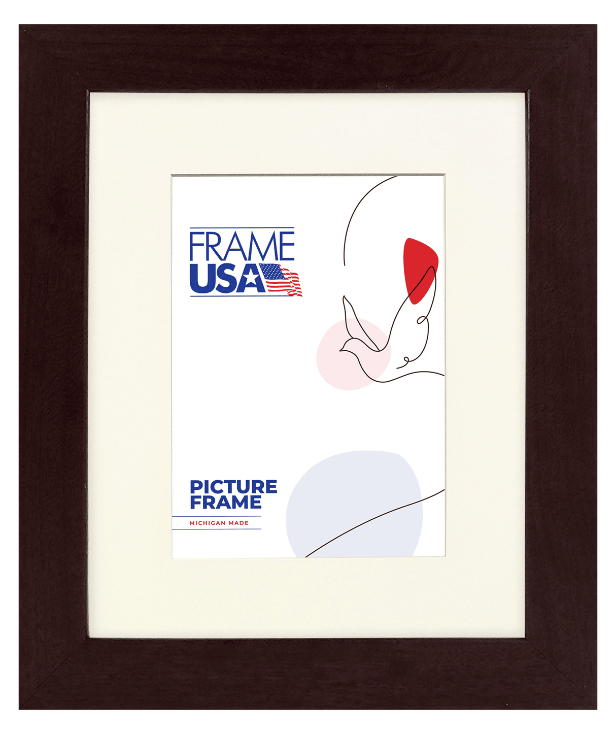 Café Burgundy Picture Frame