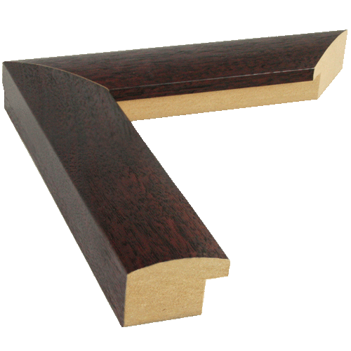 Café Rounded Burgundy Picture Frame