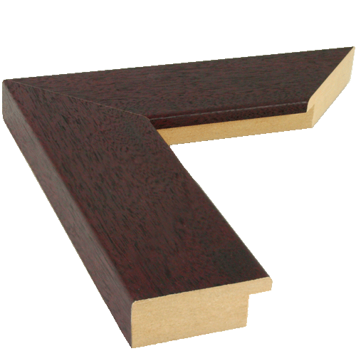 Café Wide Burgundy Picture Frame