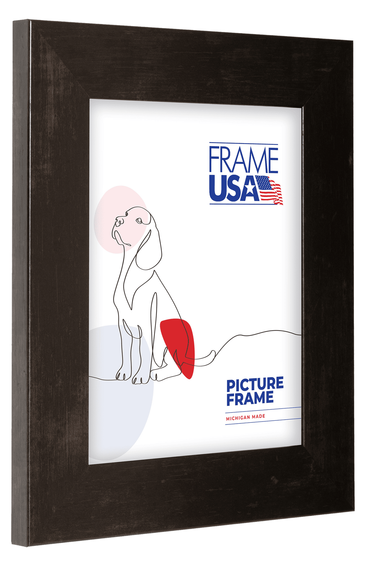Café Wide Espresso Picture Frame
