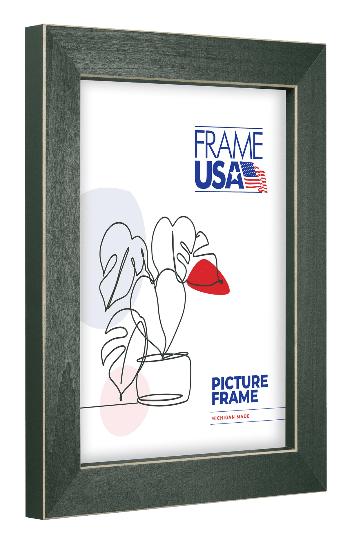 Clean Cut Green Picture Frame