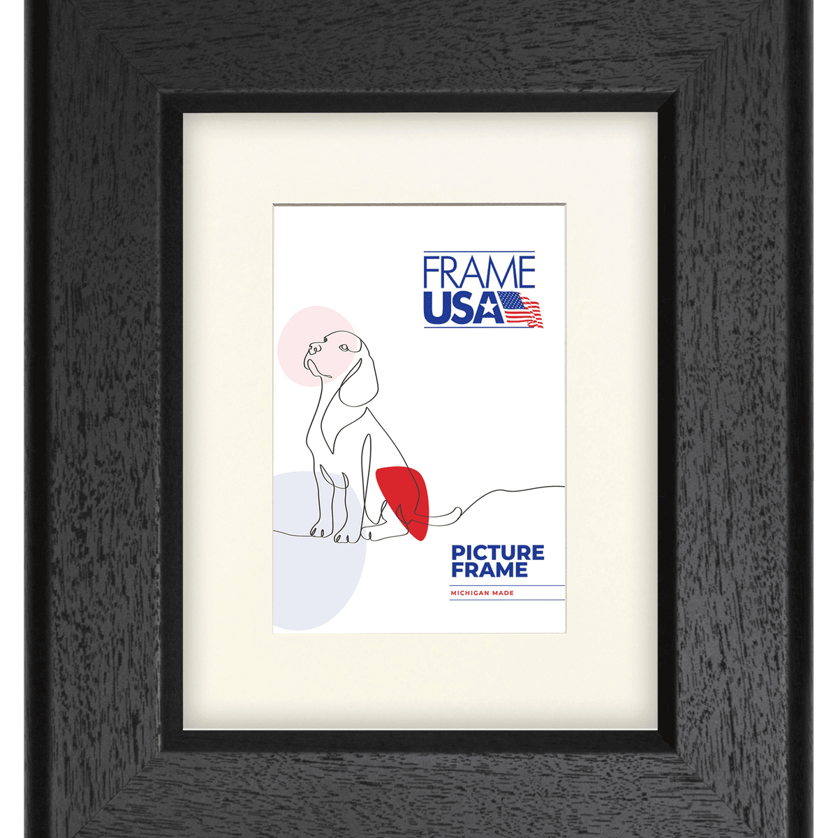 Modern Dark Brown Wooden Picture Frames - Narrow or Wide - Brown