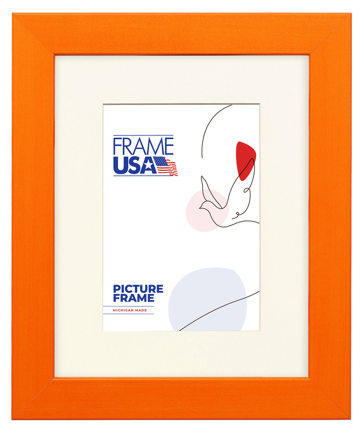 Colori Medium Orange Picture Frame