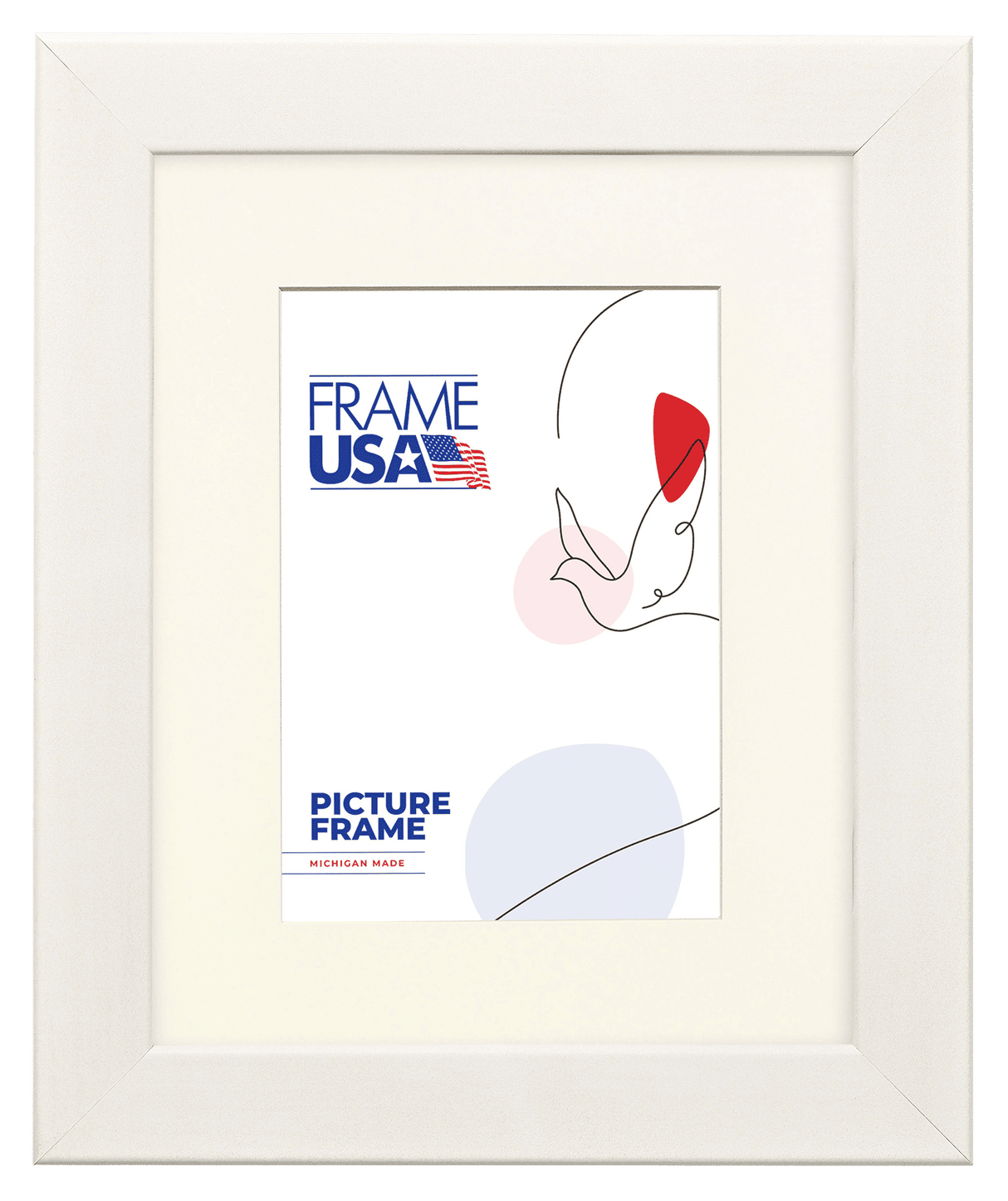 Colori Medium White Picture Frame