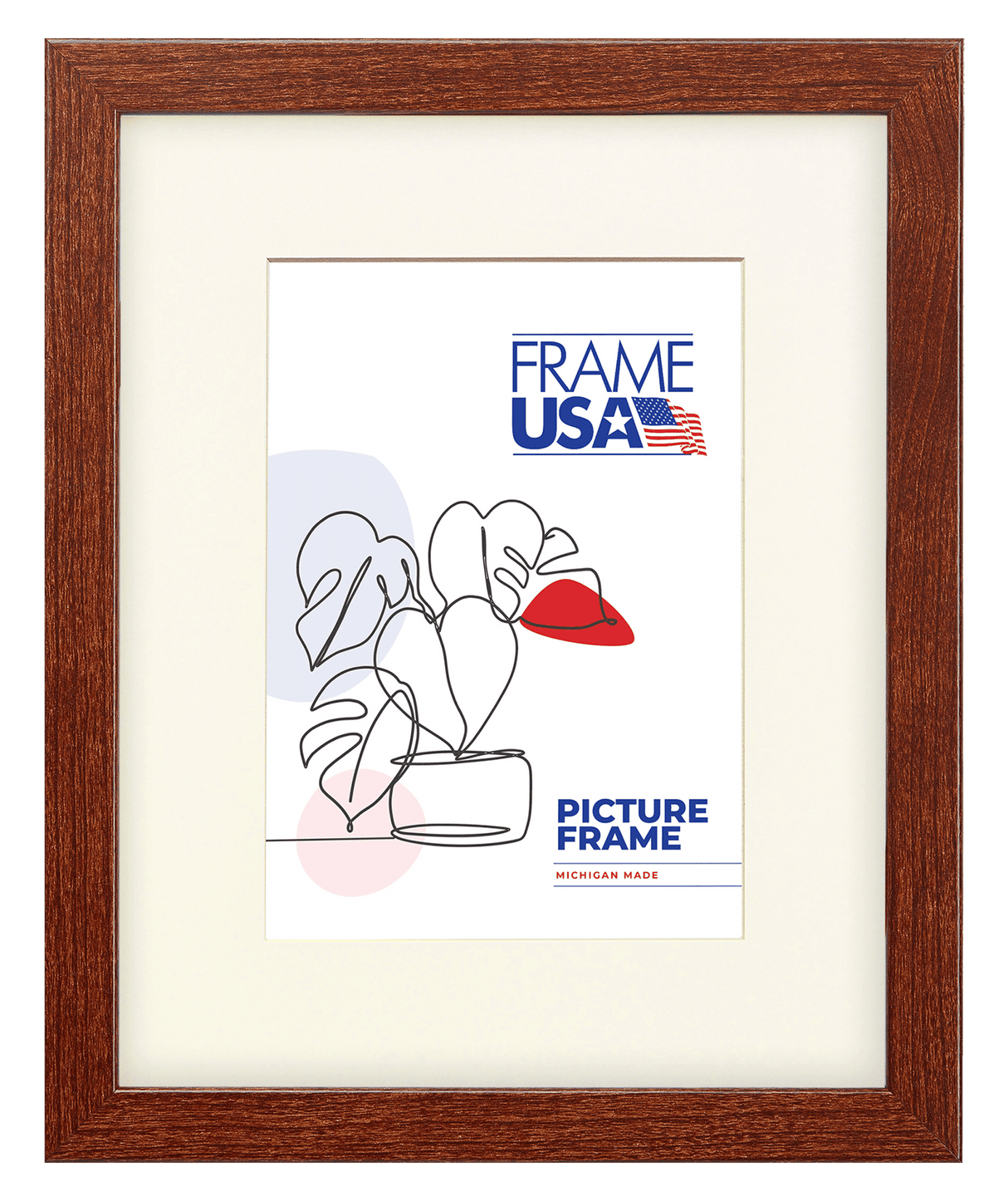 Corporate Thin Canadian Walnut Picture Frame