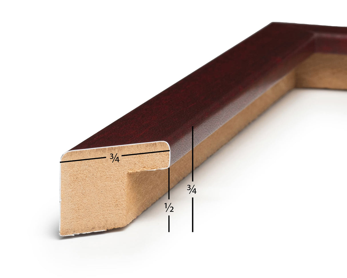 Corporate Thin Red Mahogany Picture Frame