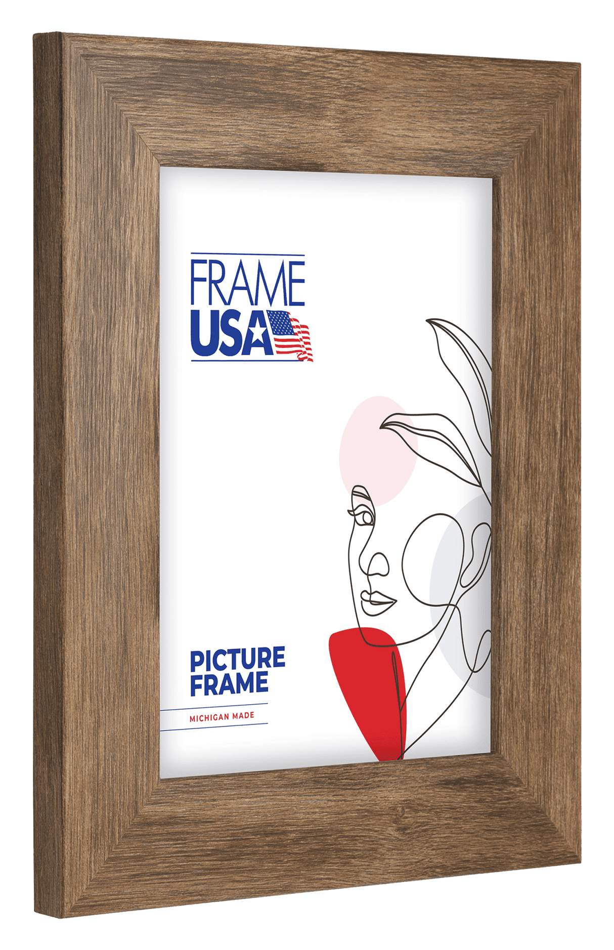 Corporate Wide Brown Barnwood Picture Frame