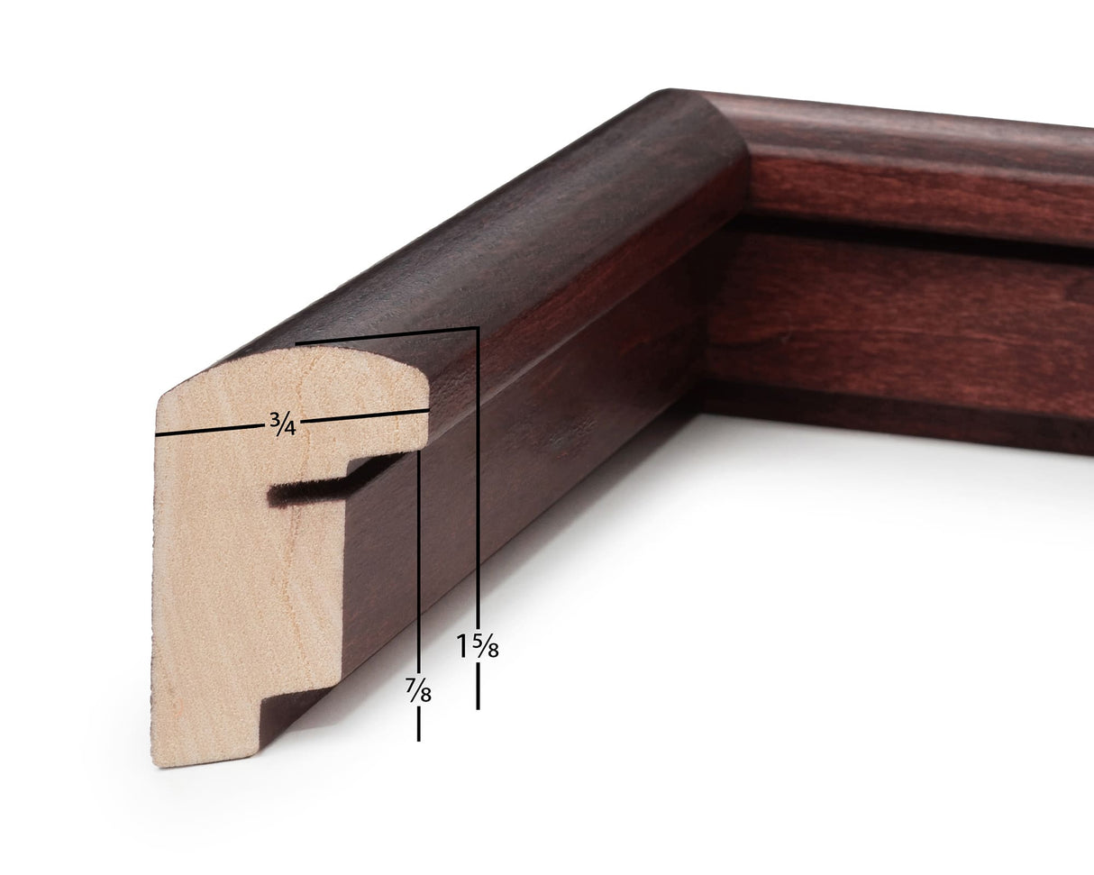 Elite Cherry Shadowbox Frame