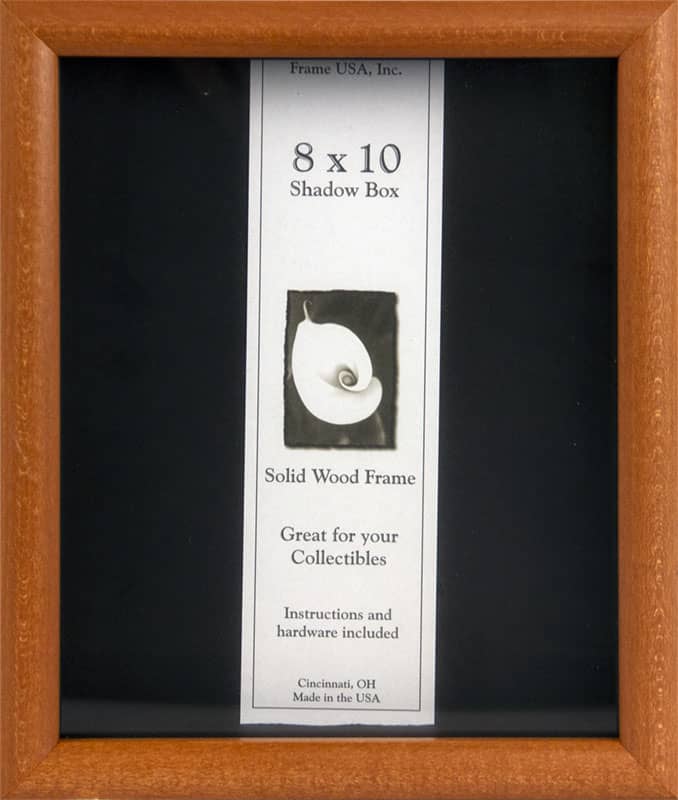 Elite Honey Shadowbox Frame