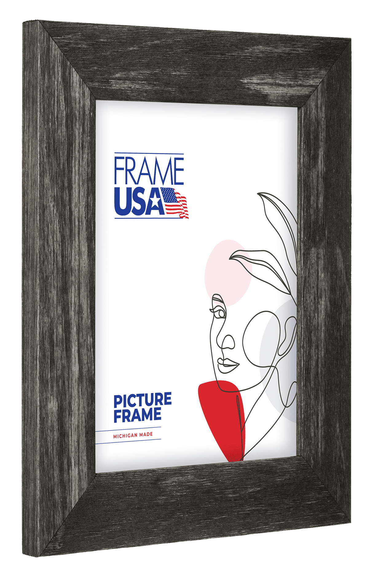 Farmhouse Barnwood Charcoal Picture Frame