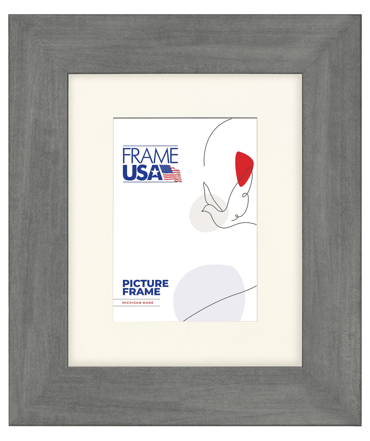 Grey Wide Picture Frame