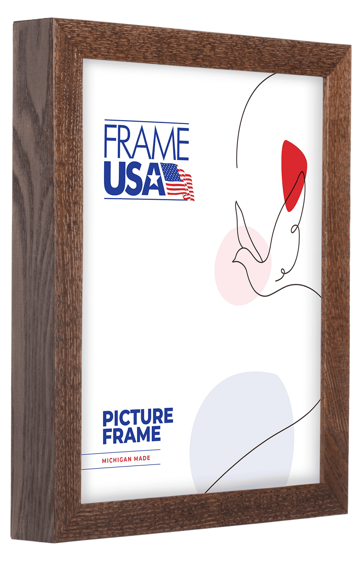 In-Depth Walnut Picture Frame