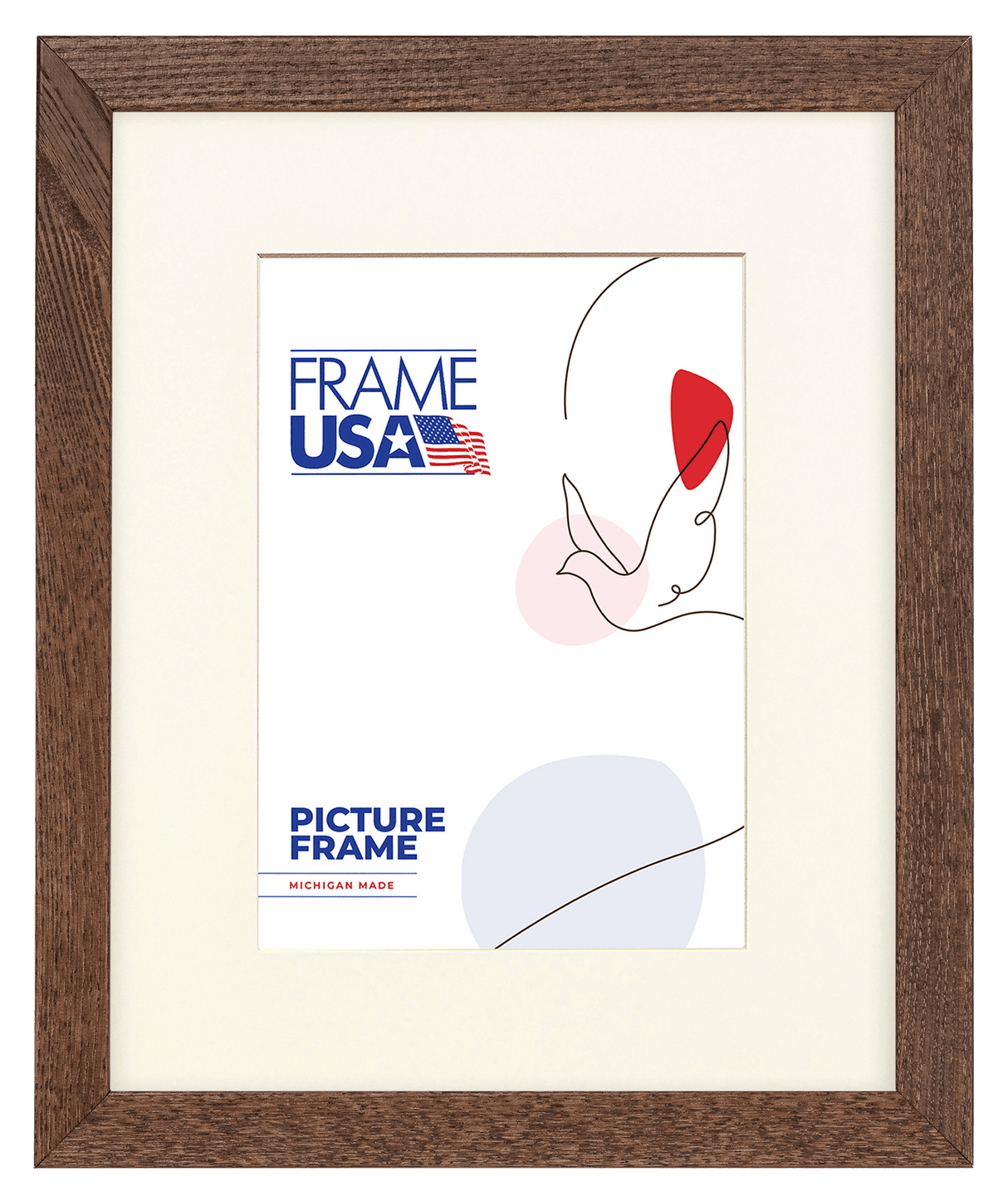 In-Depth Walnut Picture Frame