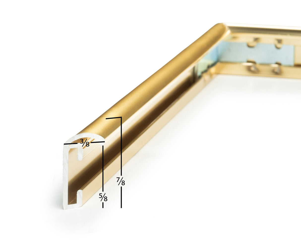 Metal I Gold Picture Frame