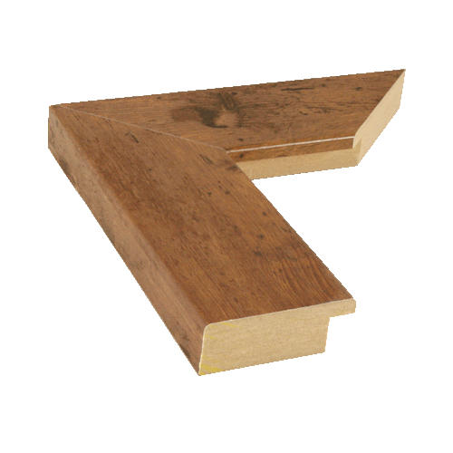 Rustic Wide Light Brown Picture Frame