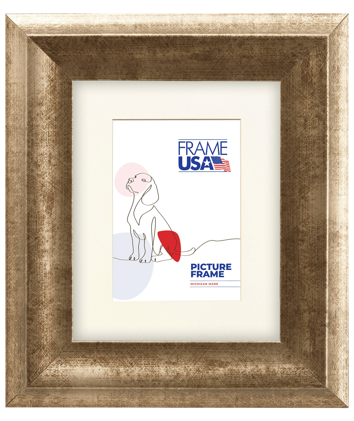 Verona Wide Gold Picture Frame
