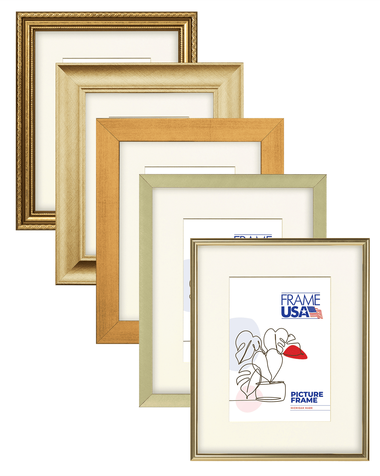 Standard Closeouts Gold Picture Frame