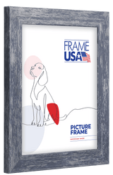 American Barn Blue Picture Frame