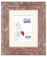 American Barn Red Wide Picture Frame