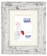 American Barn White Wide Picture Frame