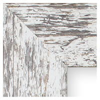 American Barn White Wide Picture Frame