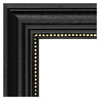 Boardroom Black With Gold Bead Certificate Frame