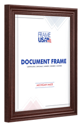 Boardroom Cherry With Cherry Bead Certificate Frame