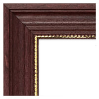Boardroom Cherry With Gold Bead Certificate Frame