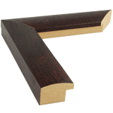 Café Rounded Burgundy Picture Frame