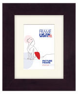 Café Wide Burgundy Picture Frame