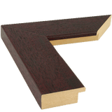 Café Wide Burgundy Picture Frame
