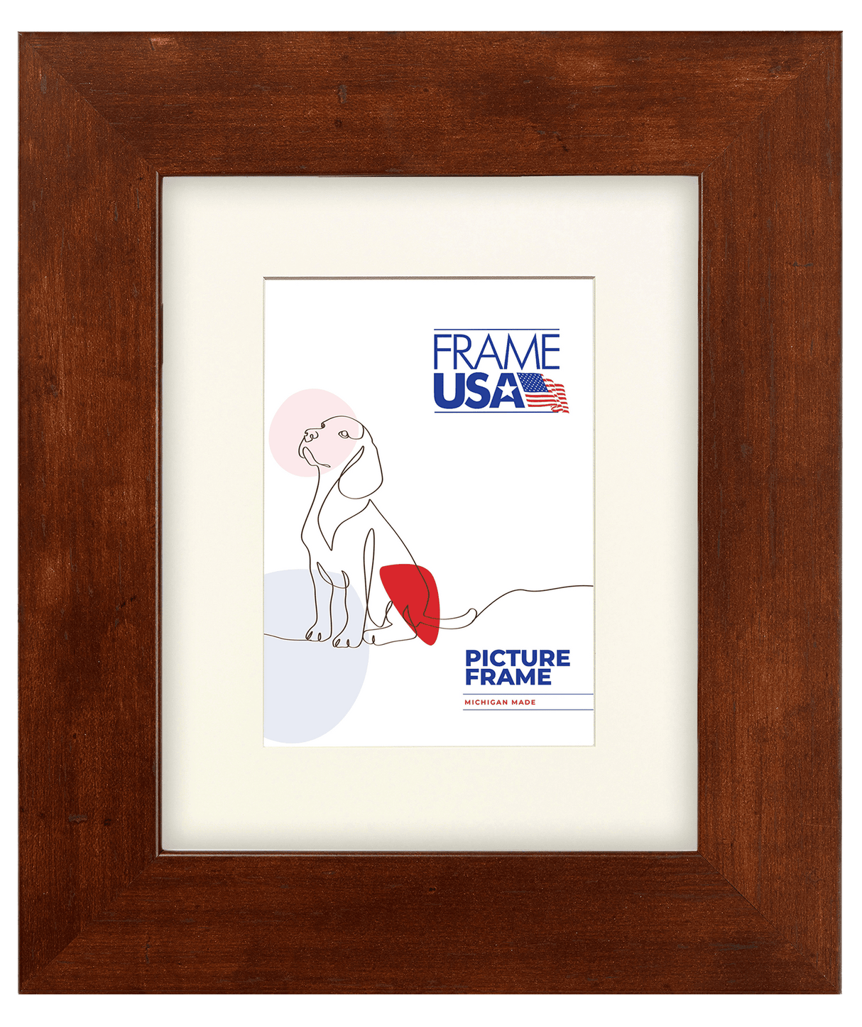 Café Wide Mocha Picture Frame