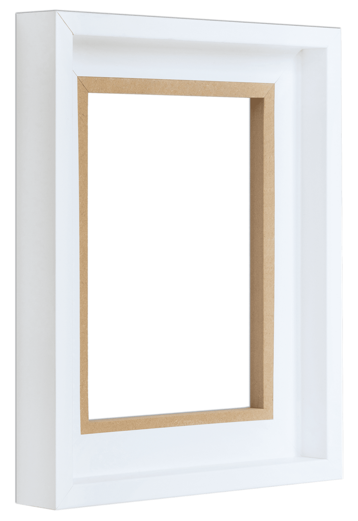 Canvas Floater White Picture Frame