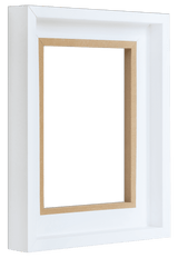 Canvas Floater White Picture Frame