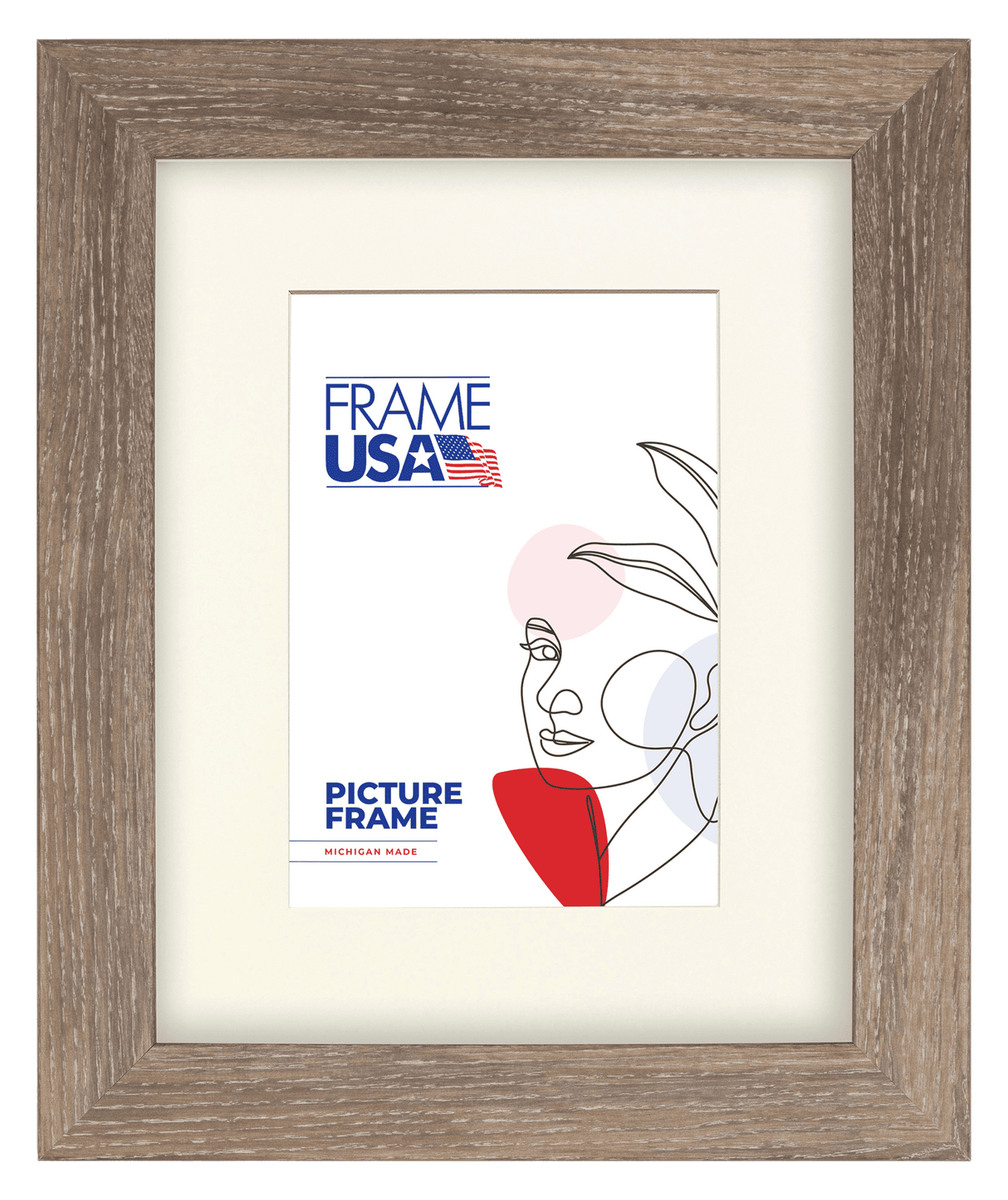 Chalked Greige Picture Frame