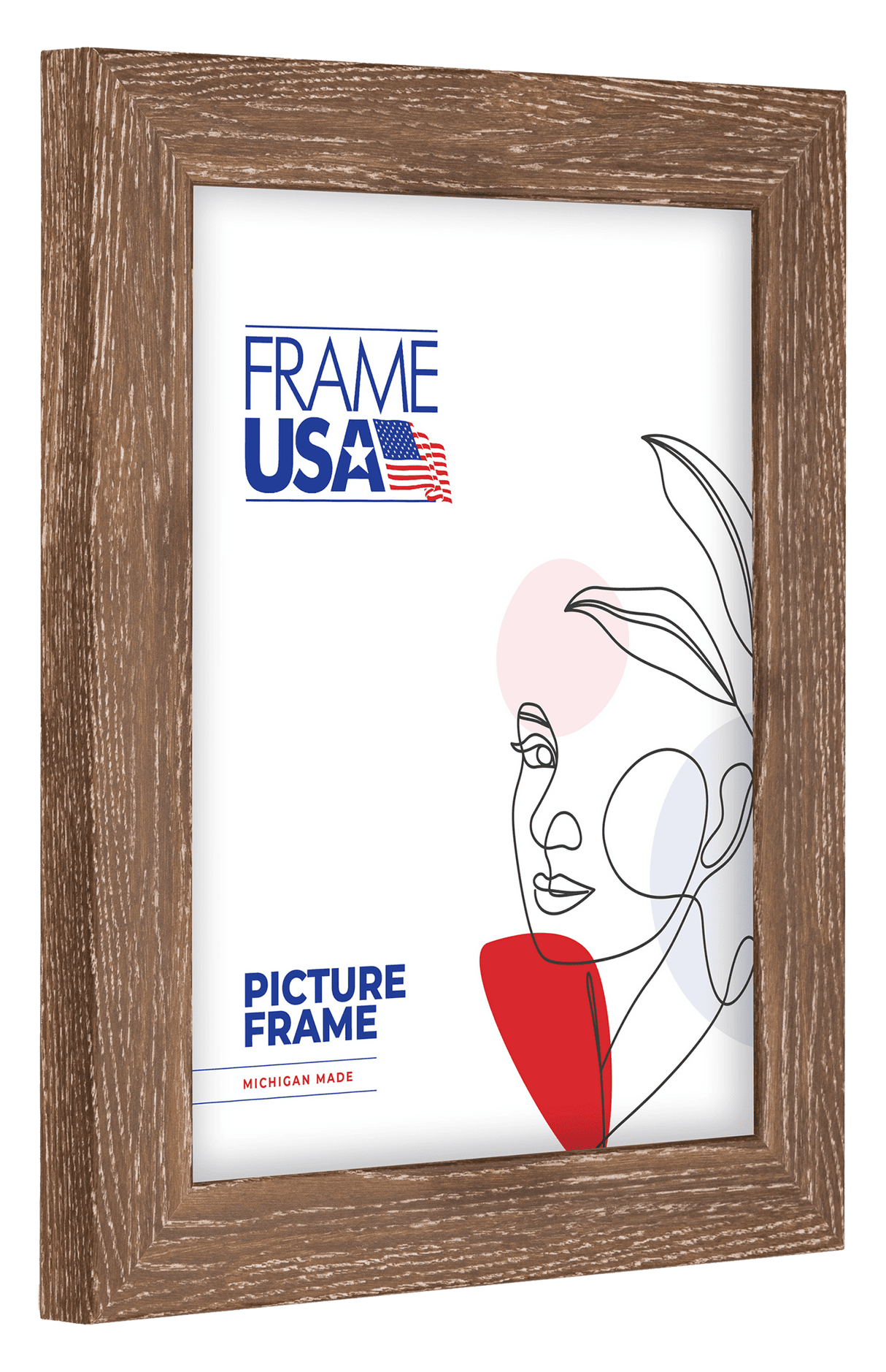 Chalked Natural Picture Frame