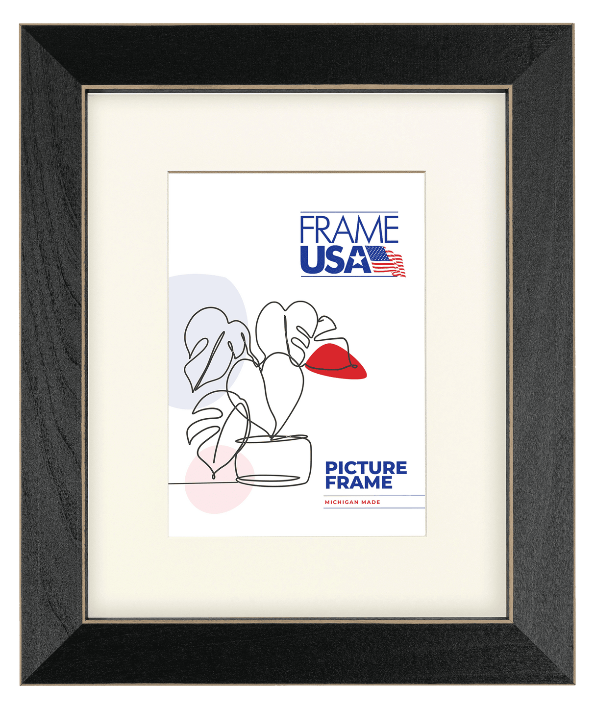 Clean Cut Black Picture Frame