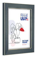 Clean Cut Blue Picture Frame