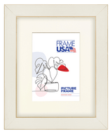 Clean Cut Off-White Picture Frame
