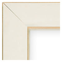 Clean Cut Off-White Picture Frame