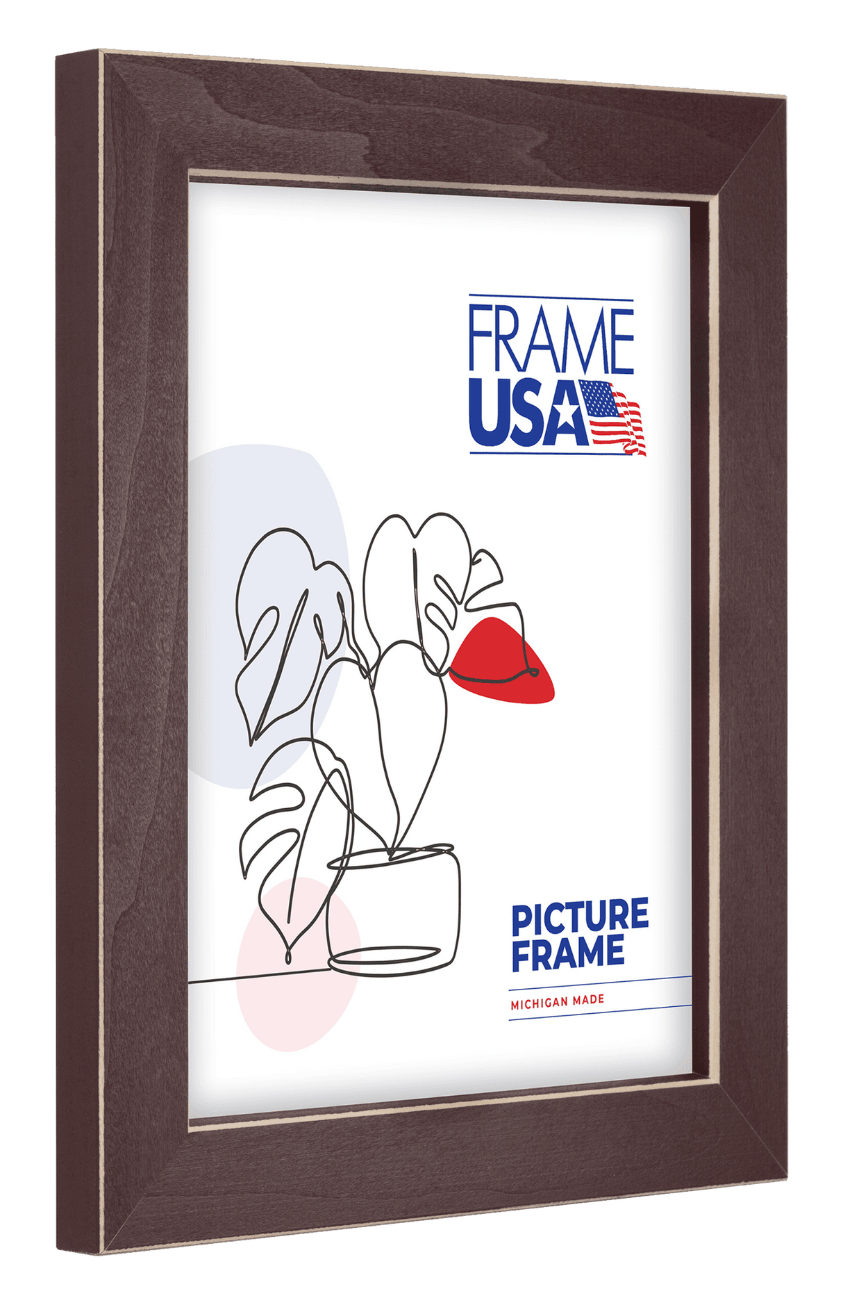 Clean Cut Red Picture Frame