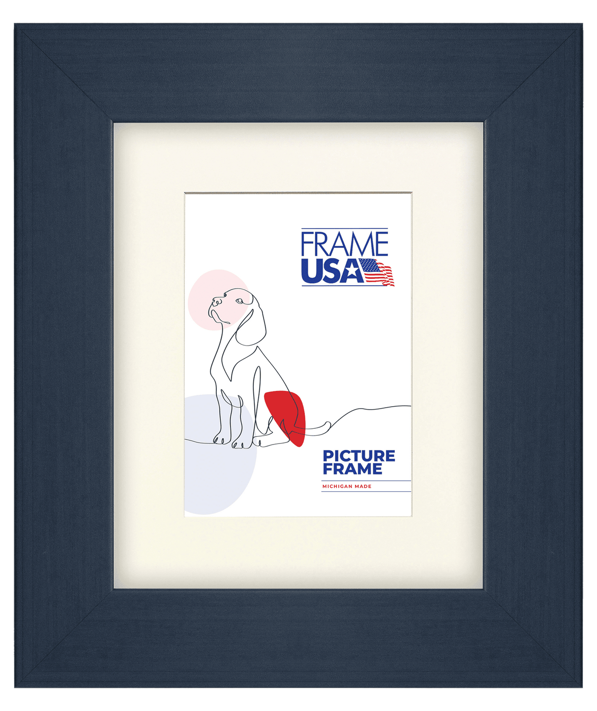 Colori Large Blue Picture Frame