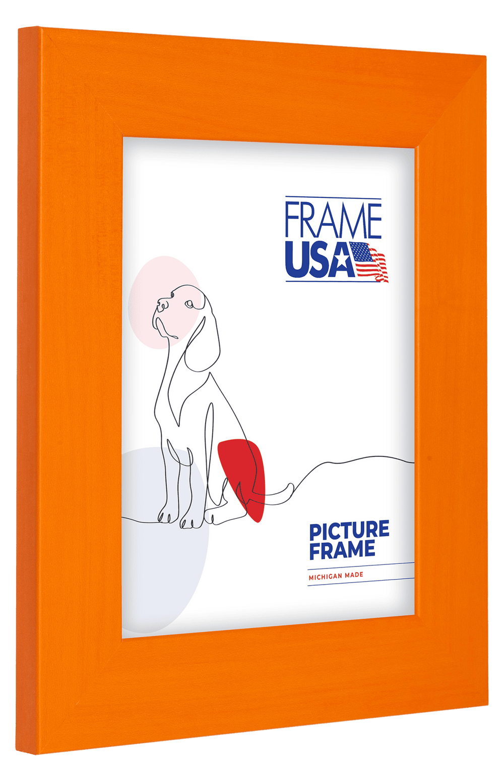 Colori Large Orange Picture Frame