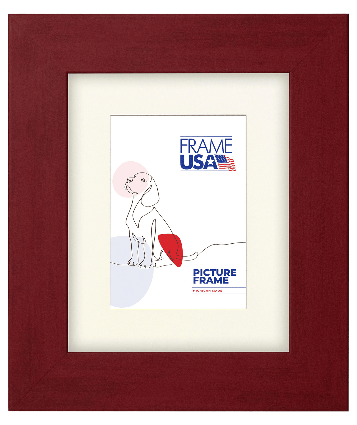 Colori Large Red Picture Frame